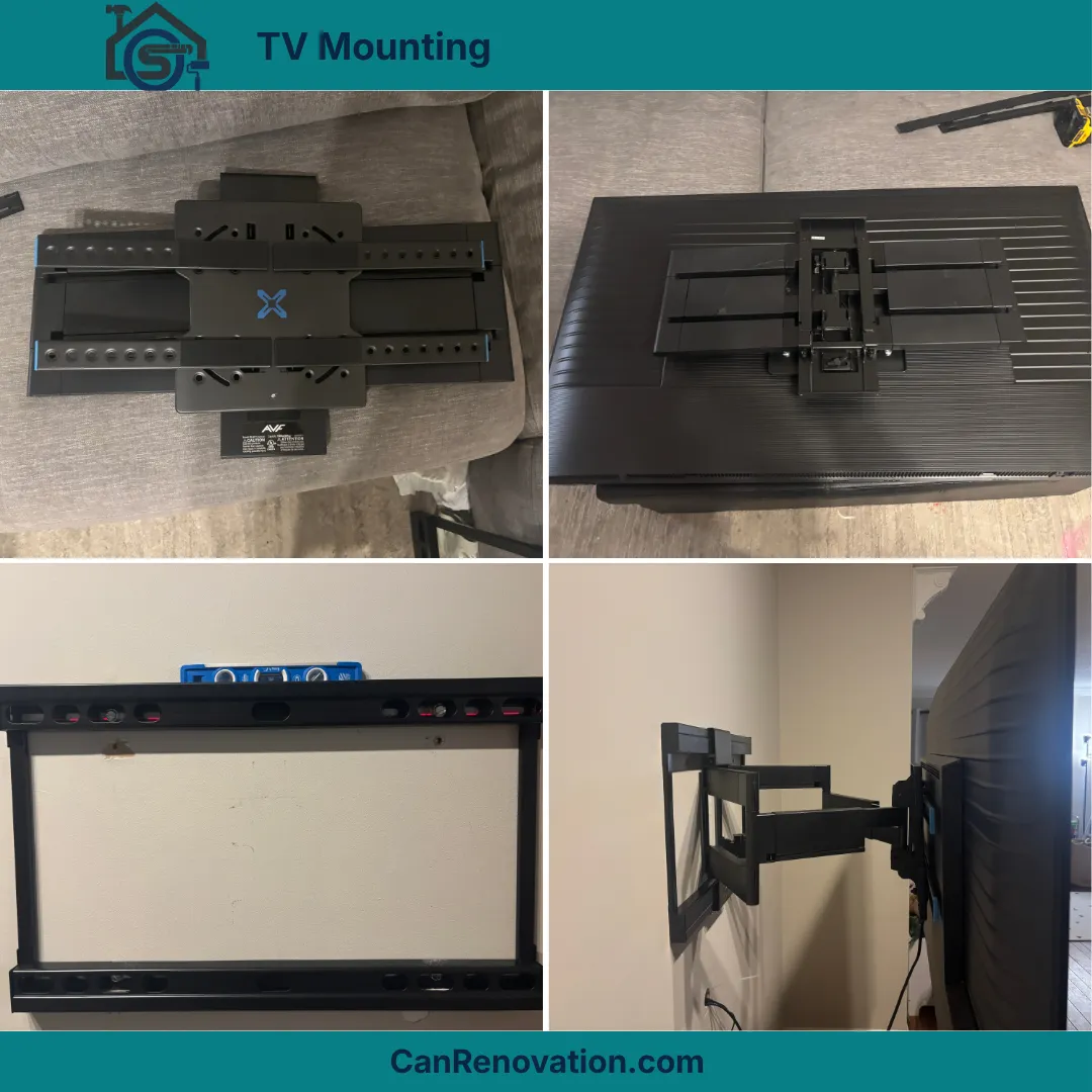Full-Motion TV Mount Installation – GTA